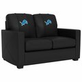 Dreamseat Silver Loveseat with Detroit Lions Primary Logo XZ7759003LSCDBK-PSNFL20050